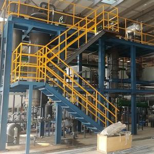 Continuously into the waste oil refined oil products used cooking oil recycling Regeneration factory
