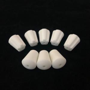 White Color Steatite Ceramic Insulator Medium Size Heat Resistant Ceramic Cap