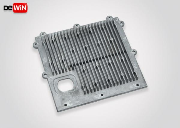 Smooth Cast Surface Aluminium Heat Sink Plate High Pressure ADC12 Die Casting