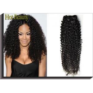China 6A Unprocessed Virgin Human Hair Deep Wave Natural Black 1b# , Avoid Shedding supplier