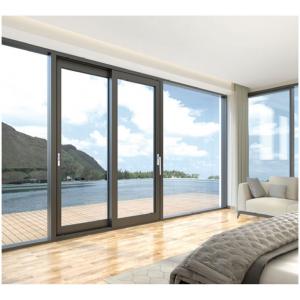 Fireproof Triple Track Sliding Door Exterior Aluminium Glass Patio Doors