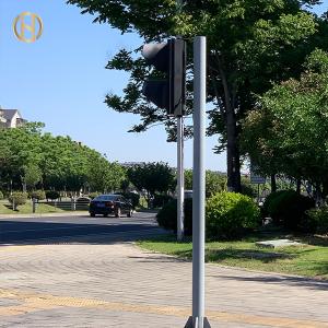 China 4.5M 6M I Type Traffic Light Pole  Camera Light Pole Installing At Main Road supplier