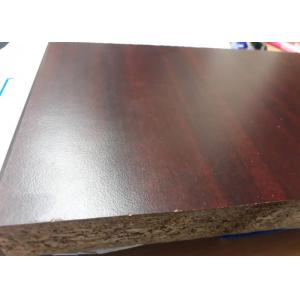 China Double Sided Melamine Laminated Particle Board Wood Grain 5mm Thinckness supplier