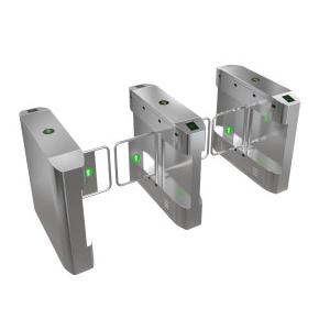 China Arc Bevel Automatic Swing Gate Turnstile 1200*280*980mm For Enterprises supplier