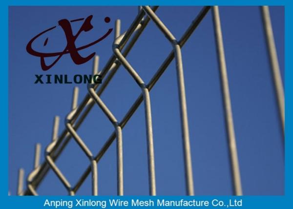 Curved Vinyl Coated Welded Wire Mesh , Yard Guard Bent Decorative Mesh Fence