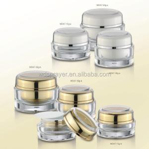 Skin Care Cream JAR with Plastic Body Material Cosmetic Containers and Jars