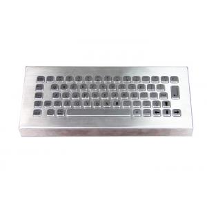 Waterproof Steel Industrial Desktop Keyboard 20mA For Workstation