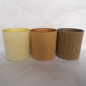 China cup candlestick holder Outside wood material package supplier