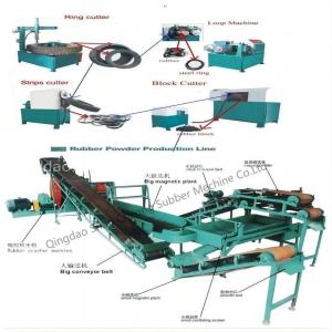 Molino triturador de caucho para ahorro de mano de obra, planta de reciclaje de neumáticos usados ​​(XKP-560)
