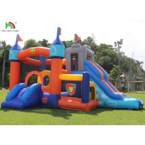 Commercial Inflatable Bounce Combo House Jumping Castle With Slides & Ball Pit Inflatable Jumping Bouncy Castle For Kids
