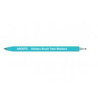 China Brush Twin Marker Pen on sale