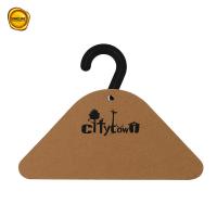 China Custom Cardboard Hanger With Plastic Hook For Pet Clothing on sale