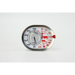 Wide Screen Oval Shape Oven Temperature Gauge , Digital Baking Thermometer Simple Operation