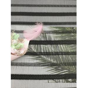 Striped Pleated Lace Fabric Structured tulle