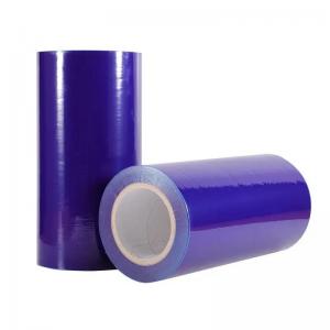 China Factory Direct Blue Electrostatic Protection PE Protective Film For Metal Glass Plastic Surface Protection supplier