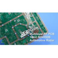China 4mil Rogers 4350 Double Sided RF Circuit Board PCB 0.101mm Thick on sale