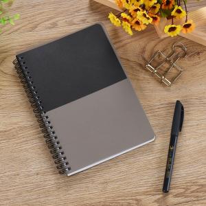 China Luxury A5 Printing Small Spiral Notebook Custom Design School PP Diary supplier