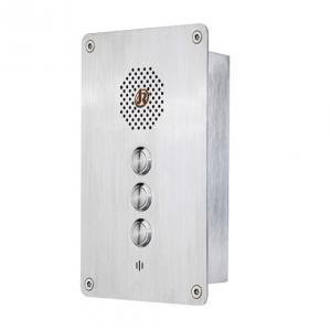 China Flush Mounted Elevator Emergency Phone Hands Free Operation With Robust Housing supplier