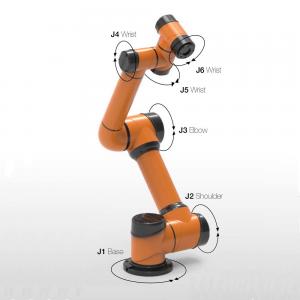 IP54 Six Axis Robot Arm , 200 Watts Aluminum Robot Arm Harmonic Drive
