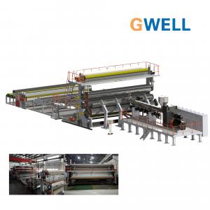 China HDPE Waterproofing Membrane Production Line HDPE water proof film extrusion machine supplier