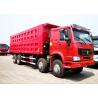 China Sinotruk HOWO 50 Tons 8*4 Dump Tipper Truck For Mineral Material Transportation wholesale
