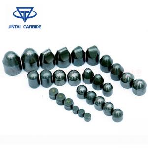 Button Type Flat Face Carbide Water Well Tungsten Carbide Mining Bits / Single Chisel High Air Press