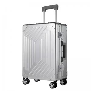 China 24'' Aluminum Luggage Case Sets Trolley Travel Suitcase Lightweight supplier