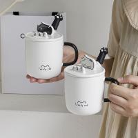 China Lead Free Ceramic Coffee Cups Heat Resistance & Microwave Safe Beverage Mug on sale