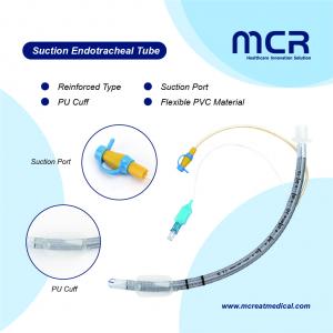 Reinforced Suction Endotracheal Tube With PU Cuff