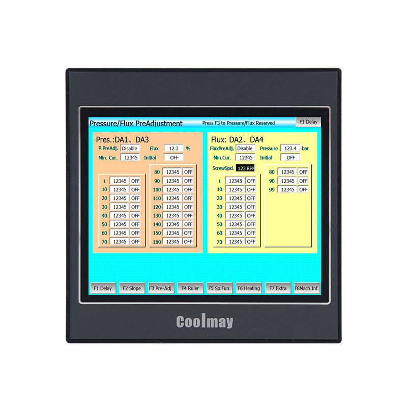 Coolmay MT Series HMI Control Panel 3.7 Inch 65536 True Colors 4 Wire Resistive Panel