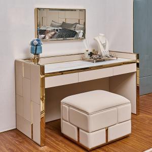 Minimalist Modern Dressing Tables Marble 1.2m Contemporary Vanity