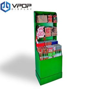 China Gift Bags Cardboard PDQ Displays Offset Printing Four Colors With Tray And Hook supplier