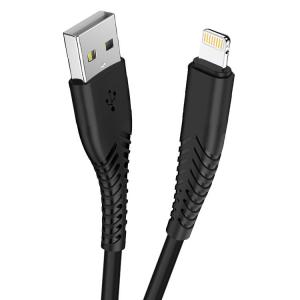 PD 2.4A PVC USB Lightning Charging Cable MFI Certified Lightning Cable