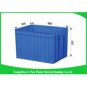 China 50L Plastic Stackable Storage Bins Space Saving , Recycle Plastic Stacking Boxes supplier