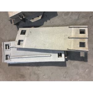 China Surface douce de plaque d'acier résistante à la chaleur de processus de moulage au sable pour le four supplier