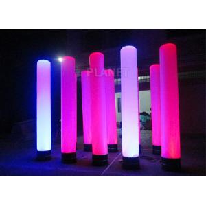 Colorful Inflatable Column Built In Blower With Led Light / Repair Kit