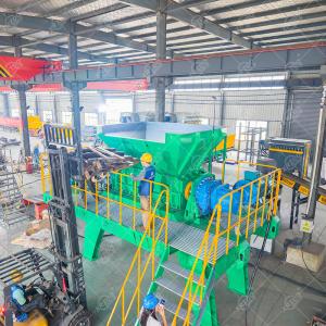 China Automatic Waste Cardboard Shredder with 1-10 Cm Output and 300-22000 Kg/hour Capacity wholesale