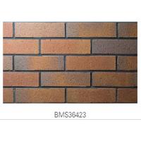 China Matte Finish Surface Exterior Brick Veneer Panels Clay For Outside Wall on sale