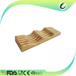 China Drawer bamboo knife block knife storage and organizer supplier