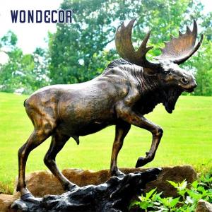 Cast Moose Custom Bronze Sculpture Metal Animal Handicrafts