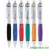 half metal gift metal ballpoint pen, logo branded metal pen