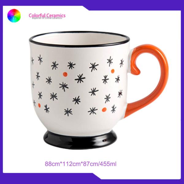 silkscreen printing cups ceramic mug custom coffee mugs foot cups  кружка для кофе купить