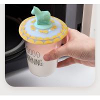 China Silicone Dustproof Cup Lid Cartoon Glass Cup Lid Reusable Dustproof Mug Coffee Cup Food Grade Silicone Cup Lid on sale