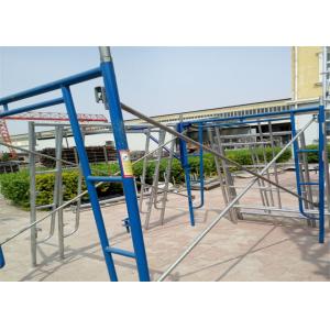 Construction Scaffolding Frame System  Ladder Frame Scaffolding 42x1.8 Mm