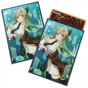 Trading Card Sleeves Protective Matte Printed Trading Card Sleeves Anime Girl Card Sleeves
