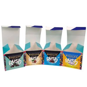 China Recyclable Paper Cardboard Display Box for Chocolate Bar Packing Nutrition bar Display Box and Back Seal Bag wholesale