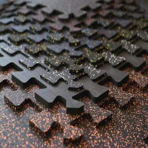 Recycled SBR EPDM Granules Rubber Flooring Mat Interlocking Anti Fatigue Mats