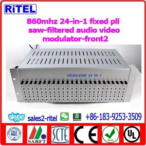 China 860mhz 24-in-1 fixed pll saw-filtered audio video modulator supplier