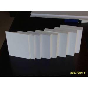 High Density 3mm White Plastic Sheet , Vandal Proof Decorative Foam Board