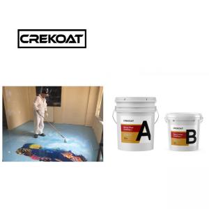 Non Toxic Epoxy Resin Floor Coating Low Odor 3D Floor Epoxy Painting Longevity